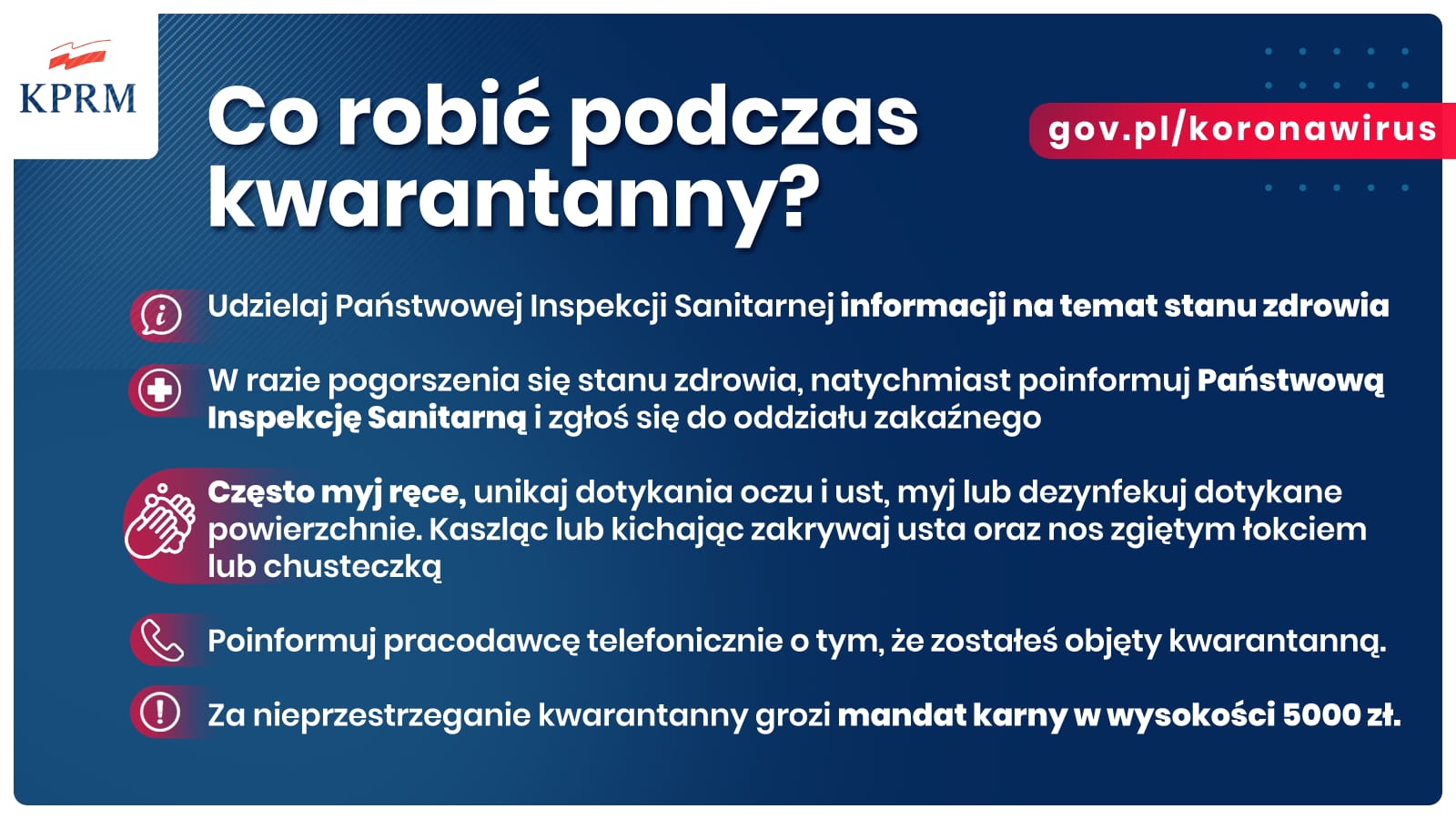 co na kwarantannie