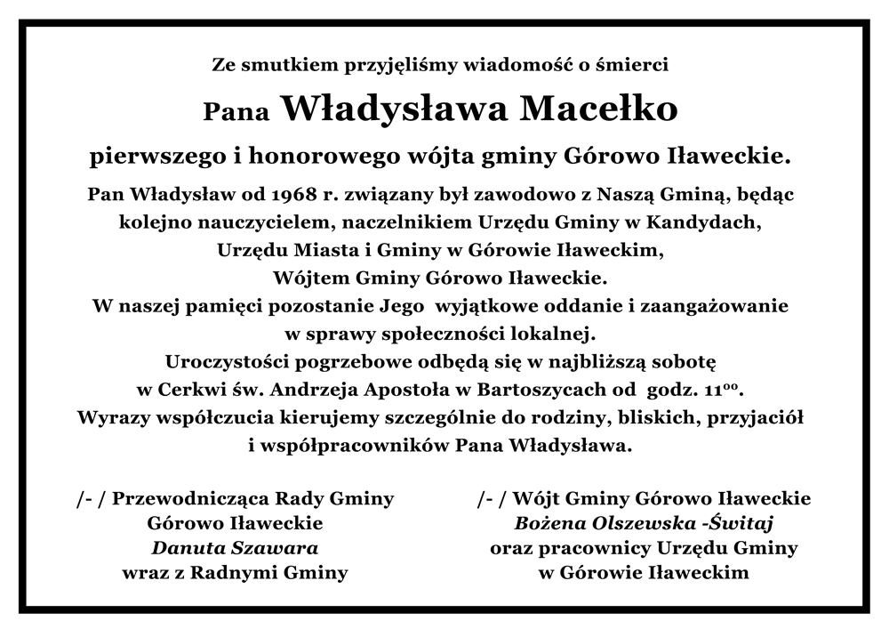 wladyslaw macelko